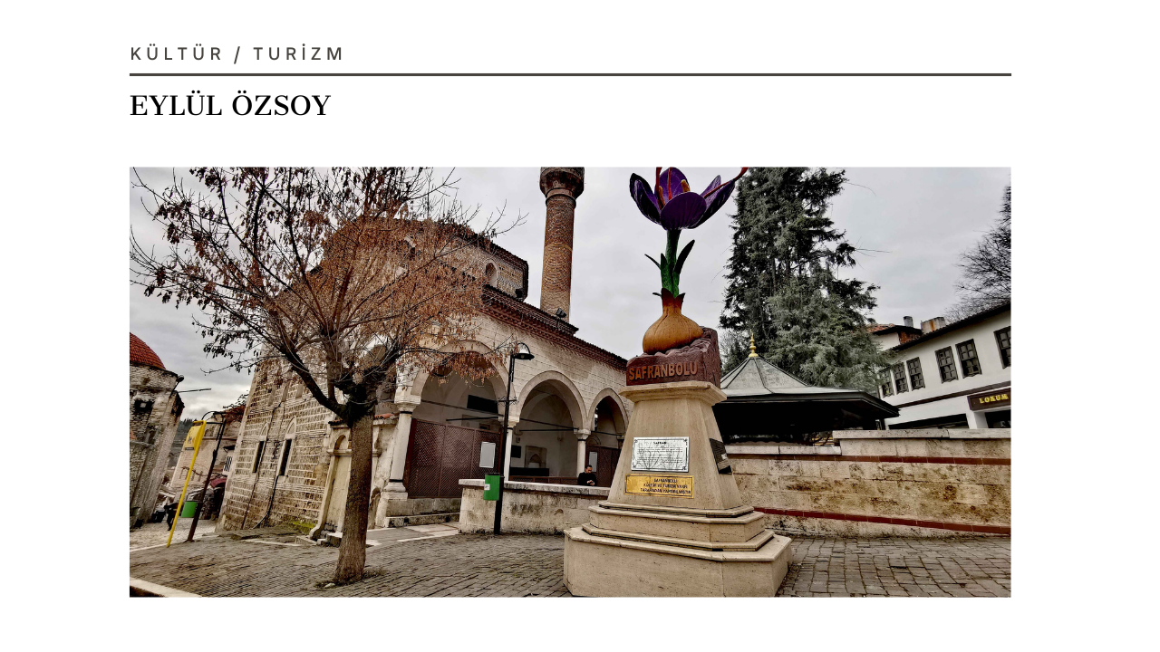 Dünya Mirasımız: Safranbolu
